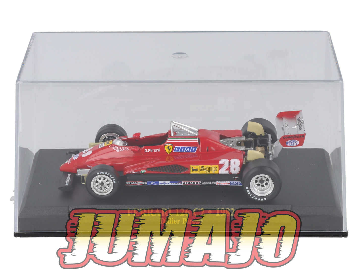 FEF25 Voiture 1/43 IXO Altaya : FERRARI 126 C2 1982 D.Pironi #28