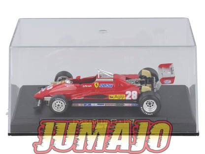 FEF25 Voiture 1/43 IXO Altaya : FERRARI 126 C2 1982 D.Pironi #28