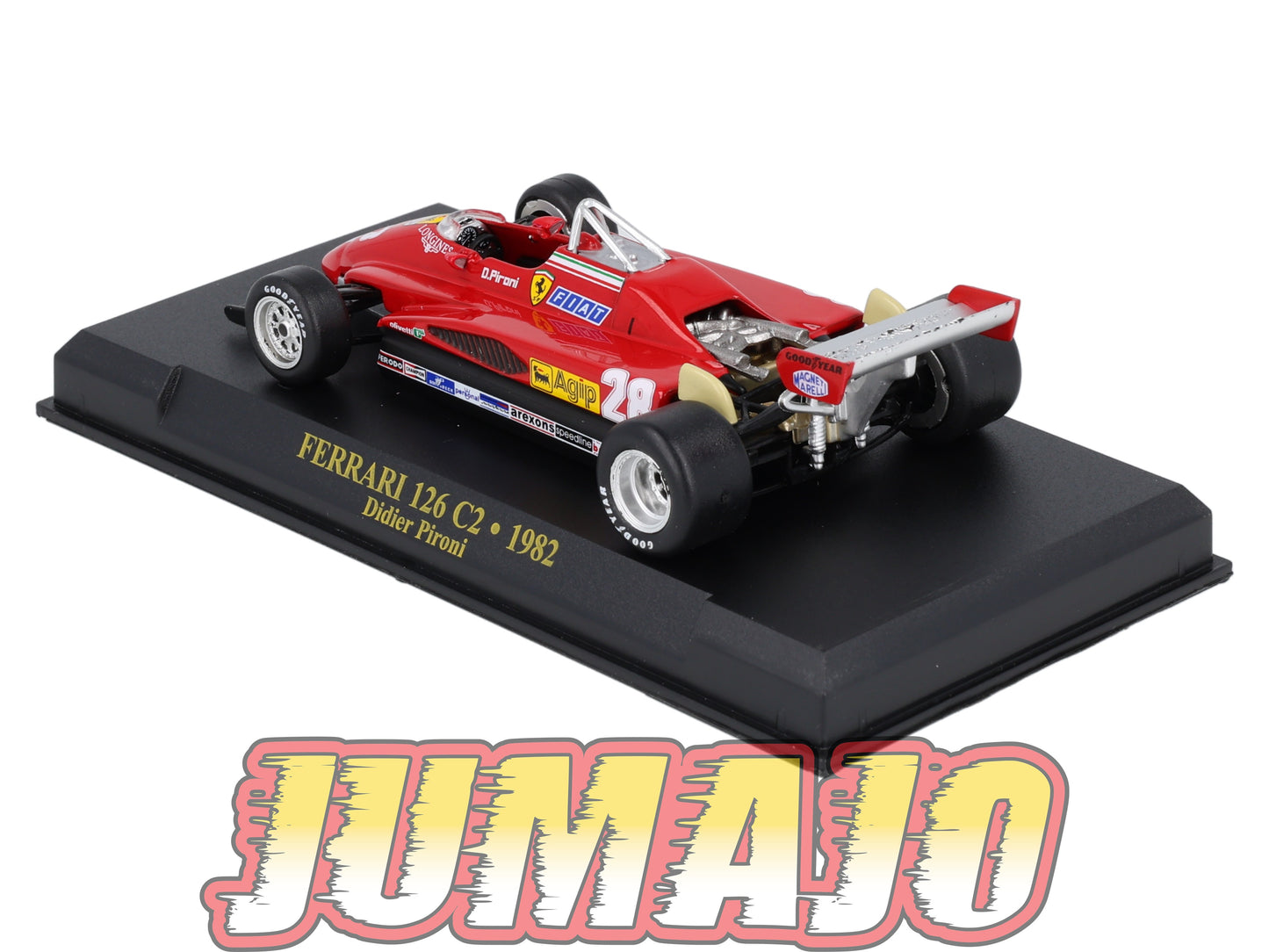 FEF25 Voiture 1/43 IXO Altaya : FERRARI 126 C2 1982 D.Pironi #28