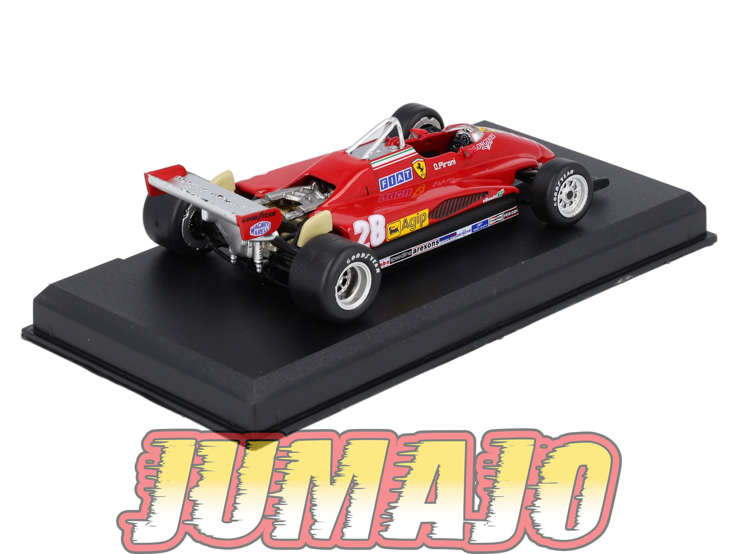 FEF25 Voiture 1/43 IXO Altaya : FERRARI 126 C2 1982 D.Pironi #28