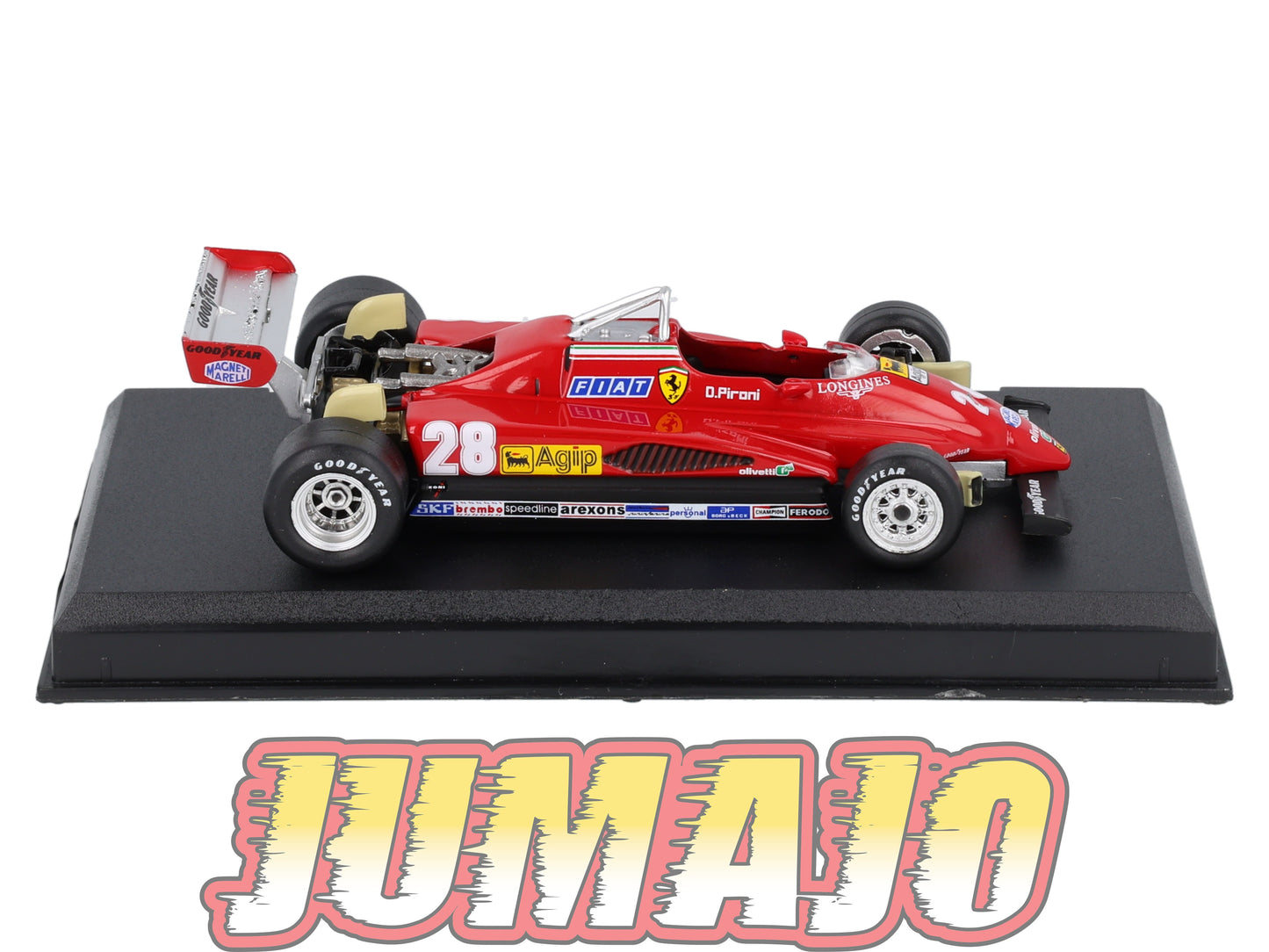 FEF25 Voiture 1/43 IXO Altaya : FERRARI 126 C2 1982 D.Pironi #28
