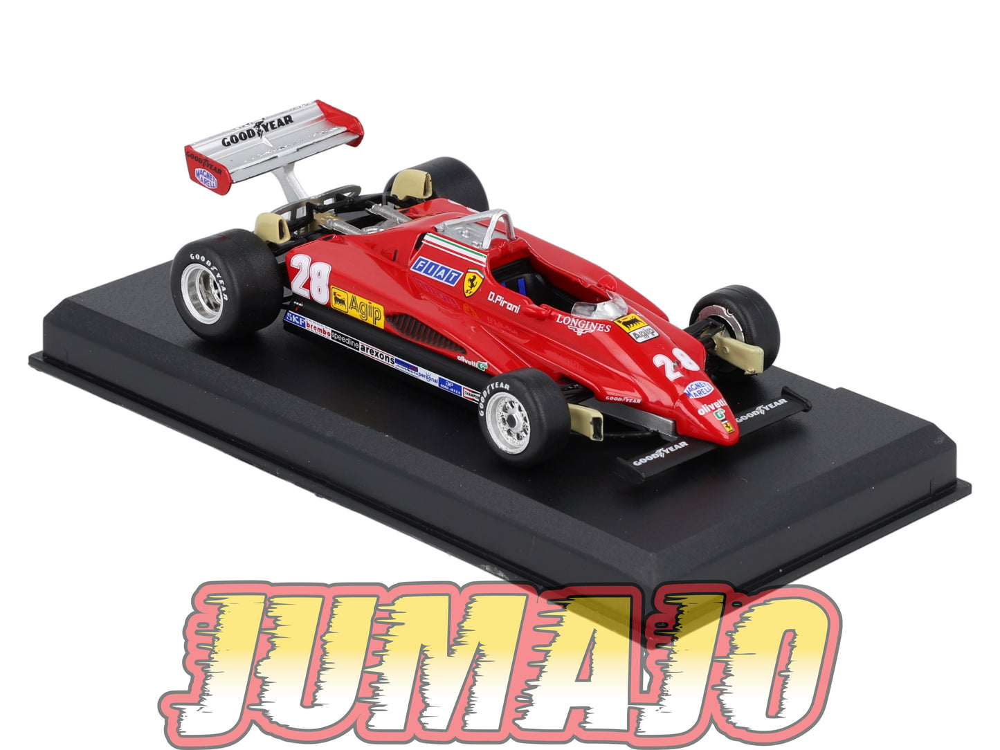 FEF25 Voiture 1/43 IXO Altaya : FERRARI 126 C2 1982 D.Pironi #28