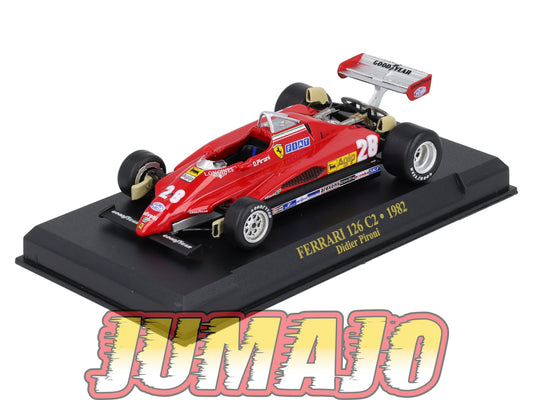 FEF25 Voiture 1/43 IXO Altaya : FERRARI 126 C2 1982 D.Pironi #28