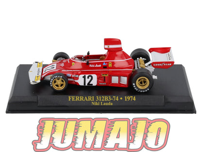 FEF27 Voiture 1/43 IXO Altaya : FERRARI 312B3 74 #12 1974 Niki Lauda