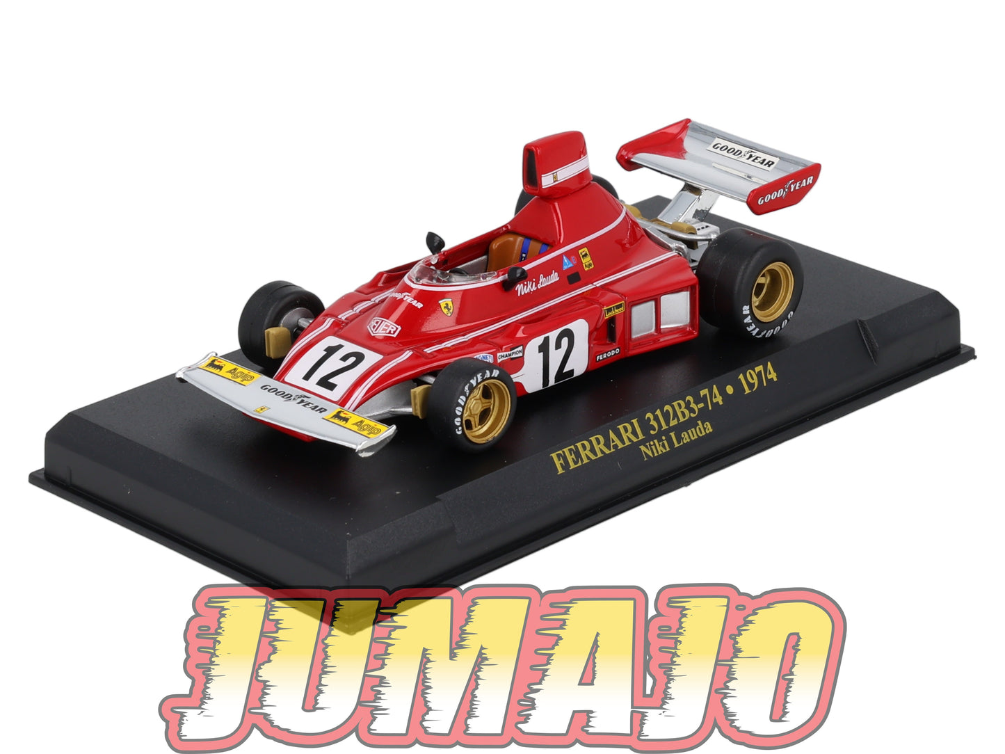 FEF27 Voiture 1/43 IXO Altaya : FERRARI 312B3 74 #12 1974 Niki Lauda