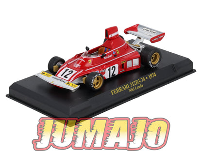 FEF27 Voiture 1/43 IXO Altaya : FERRARI 312B3 74 #12 1974 Niki Lauda