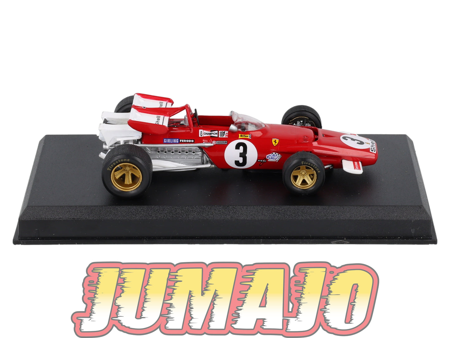 FEF29 Voiture 1/43 IXO Altaya : FERRARI 312 B #3 1970 Jacky Ickx