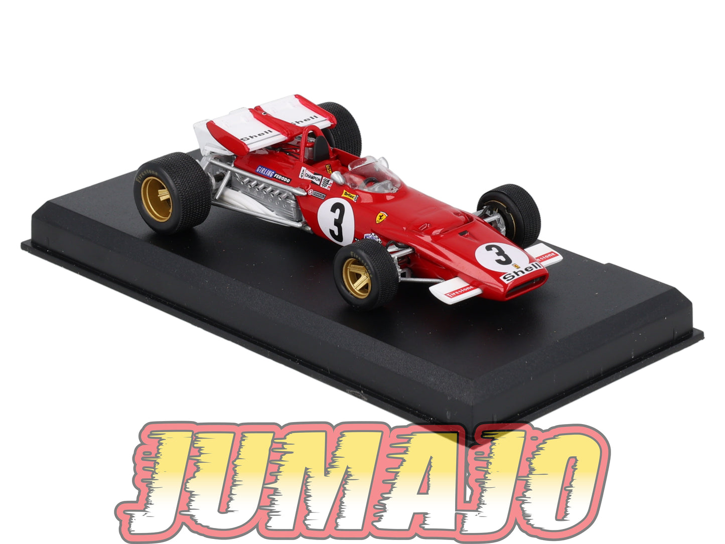 FEF29 Voiture 1/43 IXO Altaya : FERRARI 312 B #3 1970 Jacky Ickx