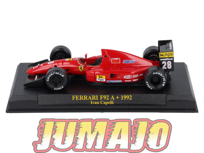 FEF34 Voiture 1/43 IXO Altaya : FERRARI F92 A #28 1992 I.Capelli