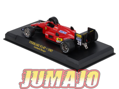 FEF39 Voiture 1/43 IXO Altaya : FERRARI F1 87 #28 1987 Gerhard Berger