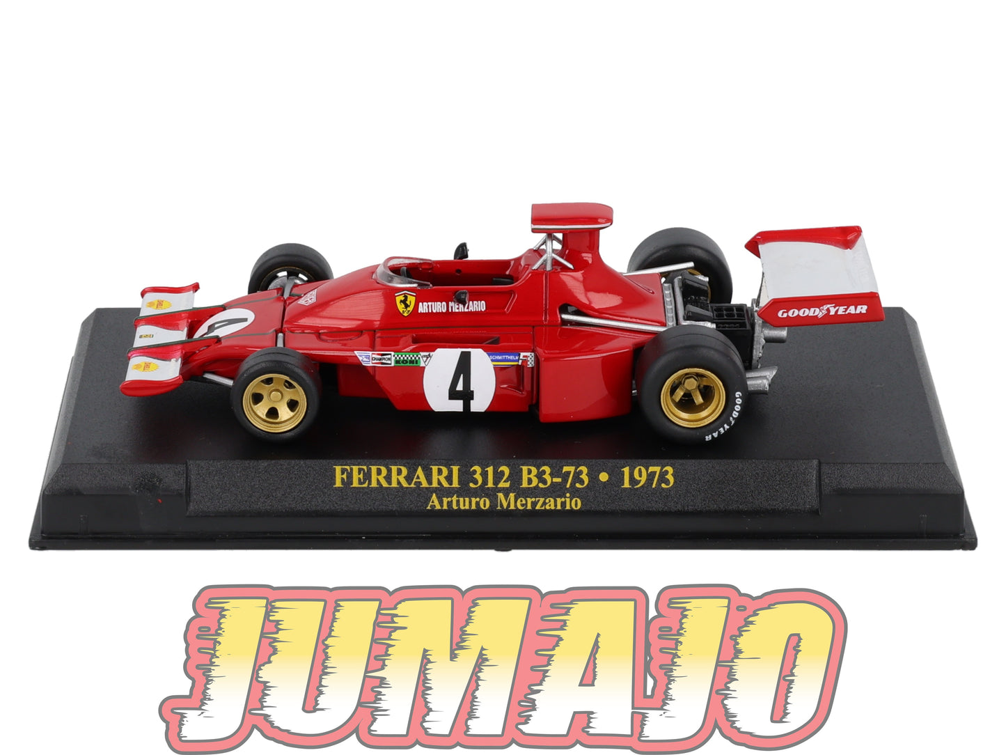 FEF42 Voiture 1/43 IXO Altaya : FERRARI 312 B3 73 #4 1973 Arturo Merzario