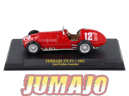 FEF44 Voiture 1/43 IXO Altaya : FERRARI 375 F1 1951 J Froilan Gonzàles #12