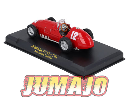 FEF44 Voiture 1/43 IXO Altaya : FERRARI 375 F1 1951 J Froilan Gonzàles #12