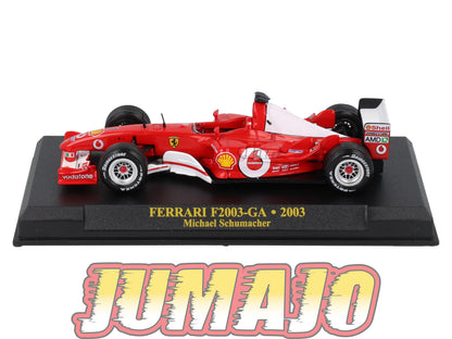 FEF4 Voiture 1/43 IXO Altaya : FERRARI F2003 GA #1  WC 2003 M Schumacher