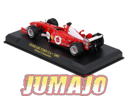 FEF4 Voiture 1/43 IXO Altaya : FERRARI F2003 GA #1  WC 2003 M Schumacher