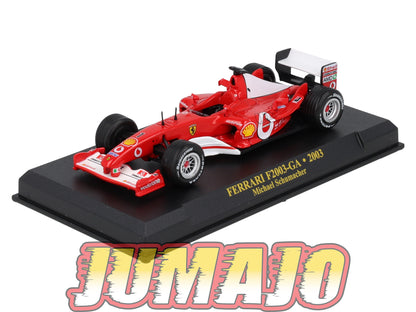 FEF4 Voiture 1/43 IXO Altaya : FERRARI F2003 GA #1  WC 2003 M Schumacher