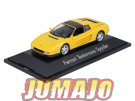 FER42 voitures plastiques 1/43 Herpa : 010313 FERRARI Testarossa Spyder jaune