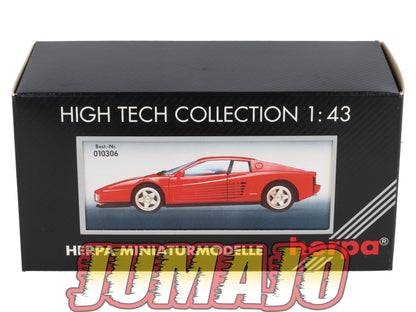 FER43 voitures plastiques 1/43 Herpa : FERRARI TESTAROSSA