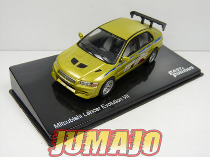 FF10 Voiture 1/43 IXO altaya Fast and Furious : Mitsubishi Lancer Evolution VII