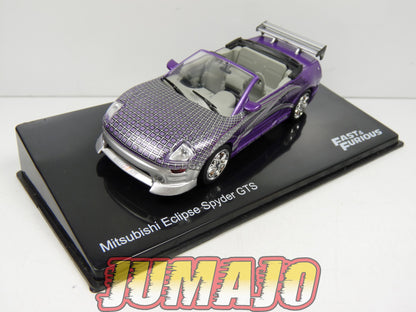 FF11 Voiture 1/43 IXO altaya Fast and Furious : Mitsubishi Eclipse Spyder GTS