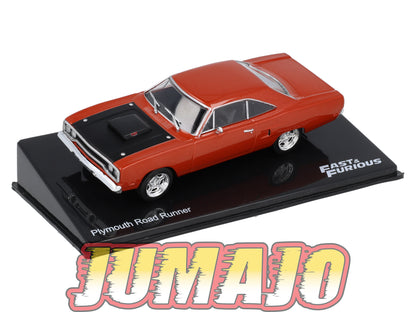 FF23 Voiture 1/43 IXO altaya Fast and Furious : Plymouth Road Runner