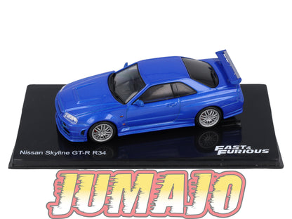 FF25 Voiture 1/43 IXO Altaya Fast and Furious : NISSAN Skyline GT-R R34