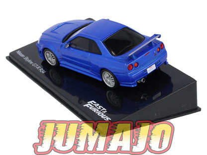 FF25 Voiture 1/43 IXO Altaya Fast and Furious : NISSAN Skyline GT-R R34