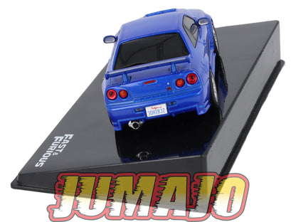 FF25 Voiture 1/43 IXO Altaya Fast and Furious : NISSAN Skyline GT-R R34