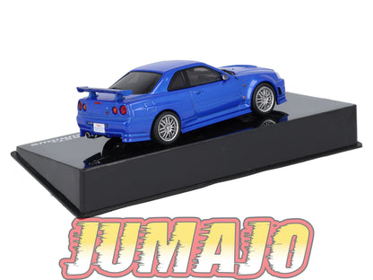 FF25 Voiture 1/43 IXO Altaya Fast and Furious : NISSAN Skyline GT-R R34