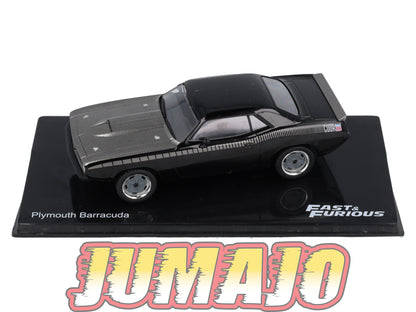FF32 Voiture 1/43 IXO altaya Fast and Furious : Plymouth Barracuda
