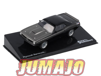 FF32 Voiture 1/43 IXO altaya Fast and Furious : Plymouth Barracuda