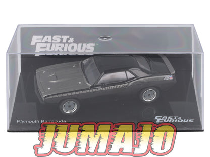 FF32 Voiture 1/43 IXO altaya Fast and Furious : Plymouth Barracuda