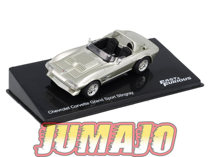 FF37 Voiture 1/43 IXO altaya Fast and Furious : Chevrolet Corvette Grand Sport Stingray
