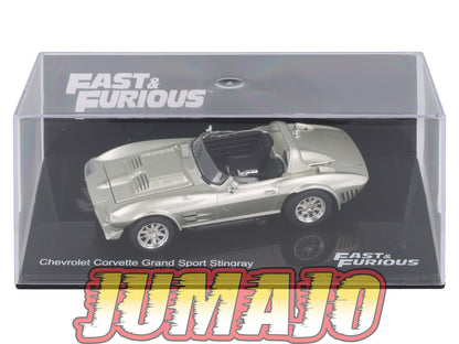 FF37 Voiture 1/43 IXO altaya Fast and Furious : Chevrolet Corvette Grand Sport Stingray