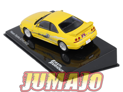 FF54 Voiture 1/43 IXO Altaya Fast and Furious : NISSAN Skyline GT-R R33 Jaune