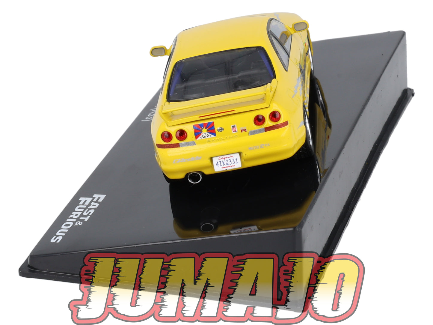 FF54 Voiture 1/43 IXO Altaya Fast and Furious : NISSAN Skyline GT-R R33 Jaune