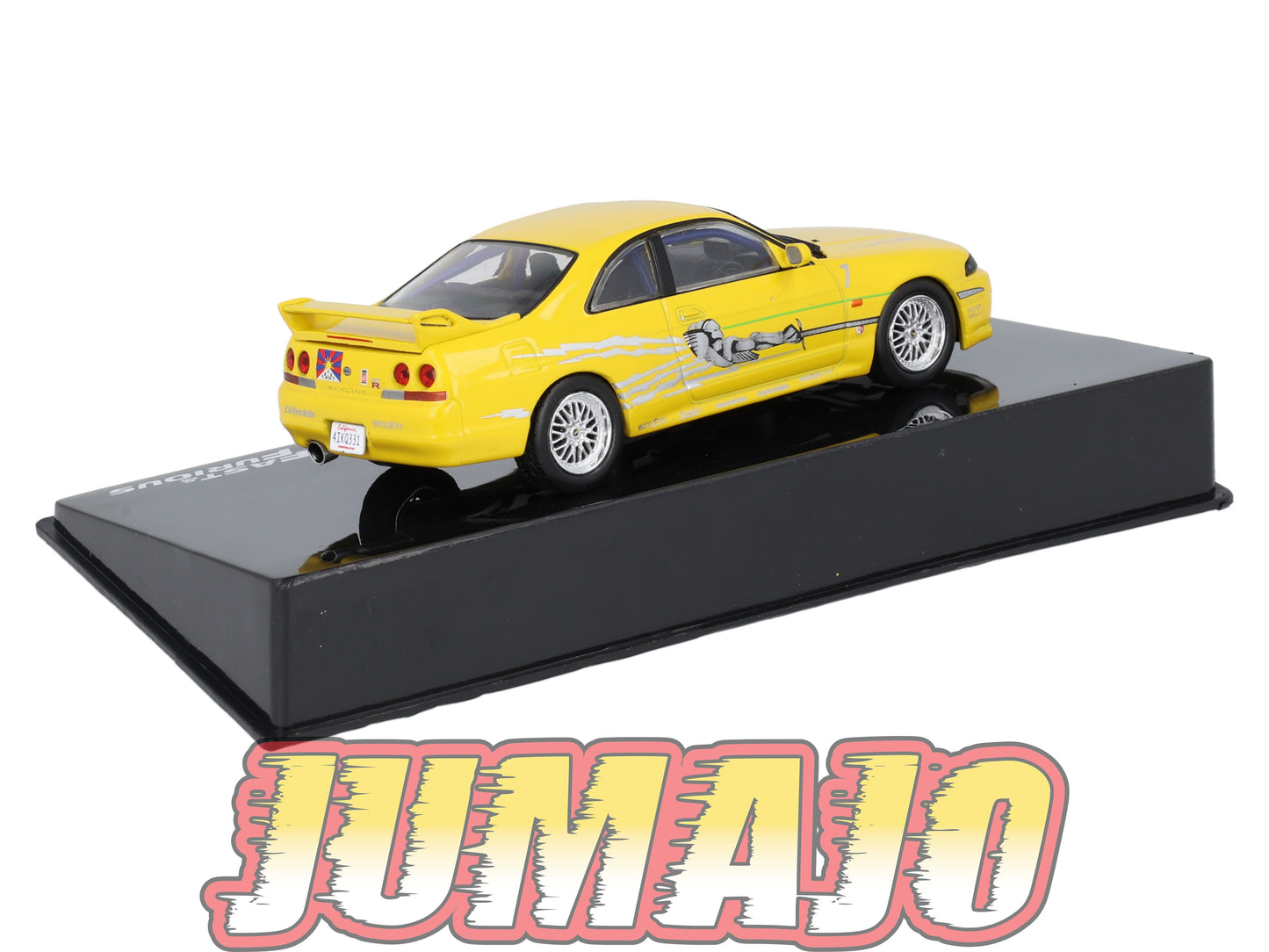 FF54 Voiture 1/43 IXO Altaya Fast and Furious : NISSAN Skyline GT-R R33 Jaune