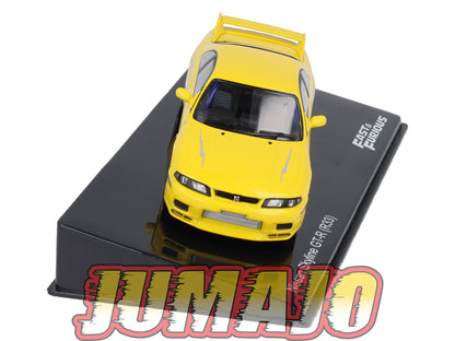 FF54 Voiture 1/43 IXO Altaya Fast and Furious : NISSAN Skyline GT-R R33 Jaune