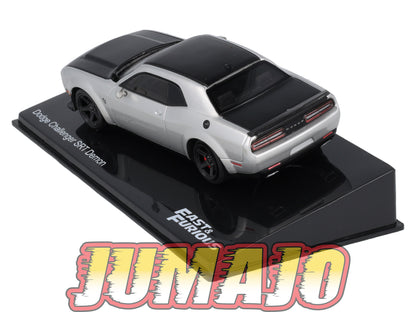 FF55 Voiture 1/43 IXO Altaya Fast and Furious : DODGE Challenger SRT Demon