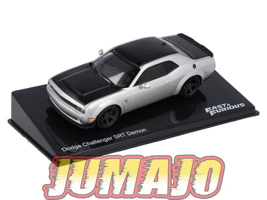 FF55 Voiture 1/43 IXO Altaya Fast and Furious : DODGE Challenger SRT Demon