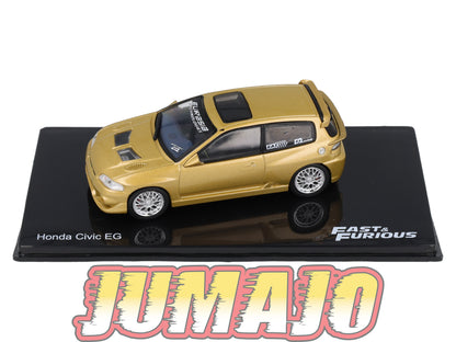 FF73 Voiture 1/43 IXO Altaya Fast and Furious : HONDA Civic EG