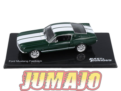 FF7 Voiture 1/43 IXO altaya Fast and Furious : Ford Mustang Fastback