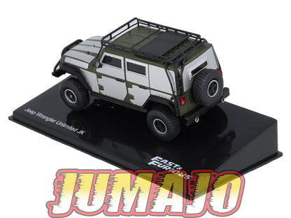 FF82 Voiture 1/43 IXO Altaya Fast and Furious : JEEP Wrangler Unlimited JK