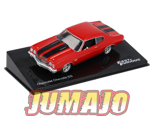 FF92 Voiture 1/43 IXO Altaya Fast and Furious : CHEVROLET CHEVELLE SS
