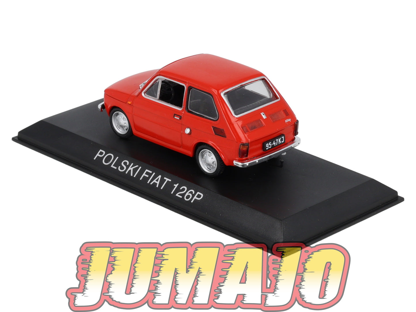 FIA1 Voiture 1/43 Hachette Pologne IXO Polski Fiat 126P rouge