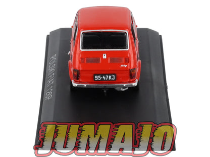 FIA1 Voiture 1/43 Hachette Pologne IXO Polski Fiat 126P rouge