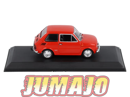 FIA1 Voiture 1/43 Hachette Pologne IXO Polski Fiat 126P rouge