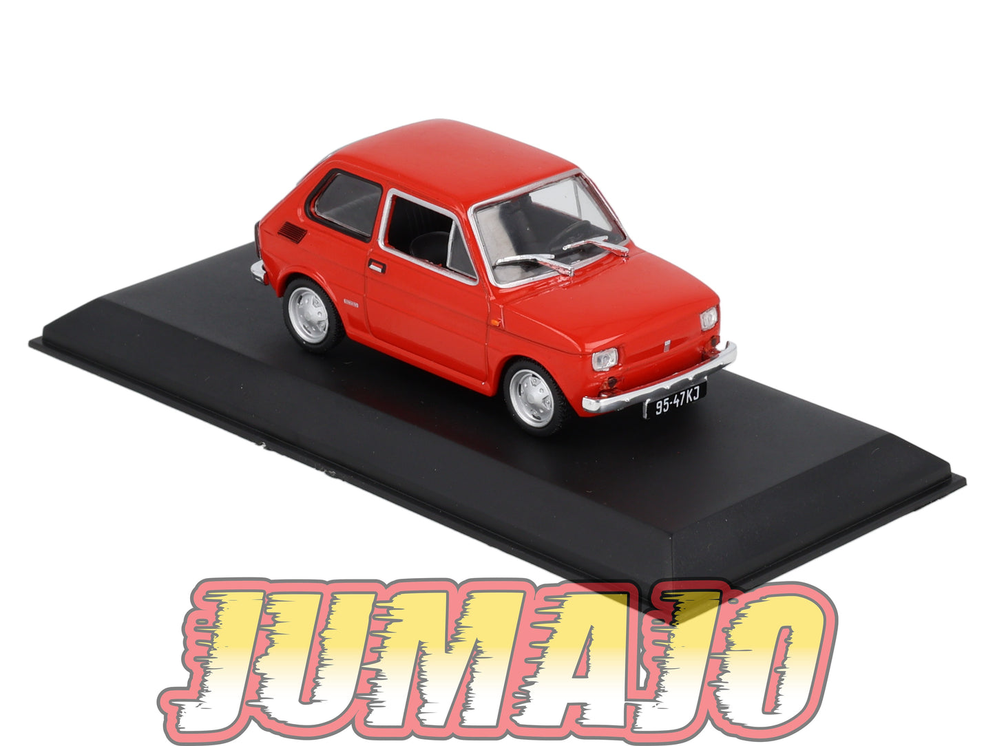 FIA1 Voiture 1/43 Hachette Pologne IXO Polski Fiat 126P rouge
