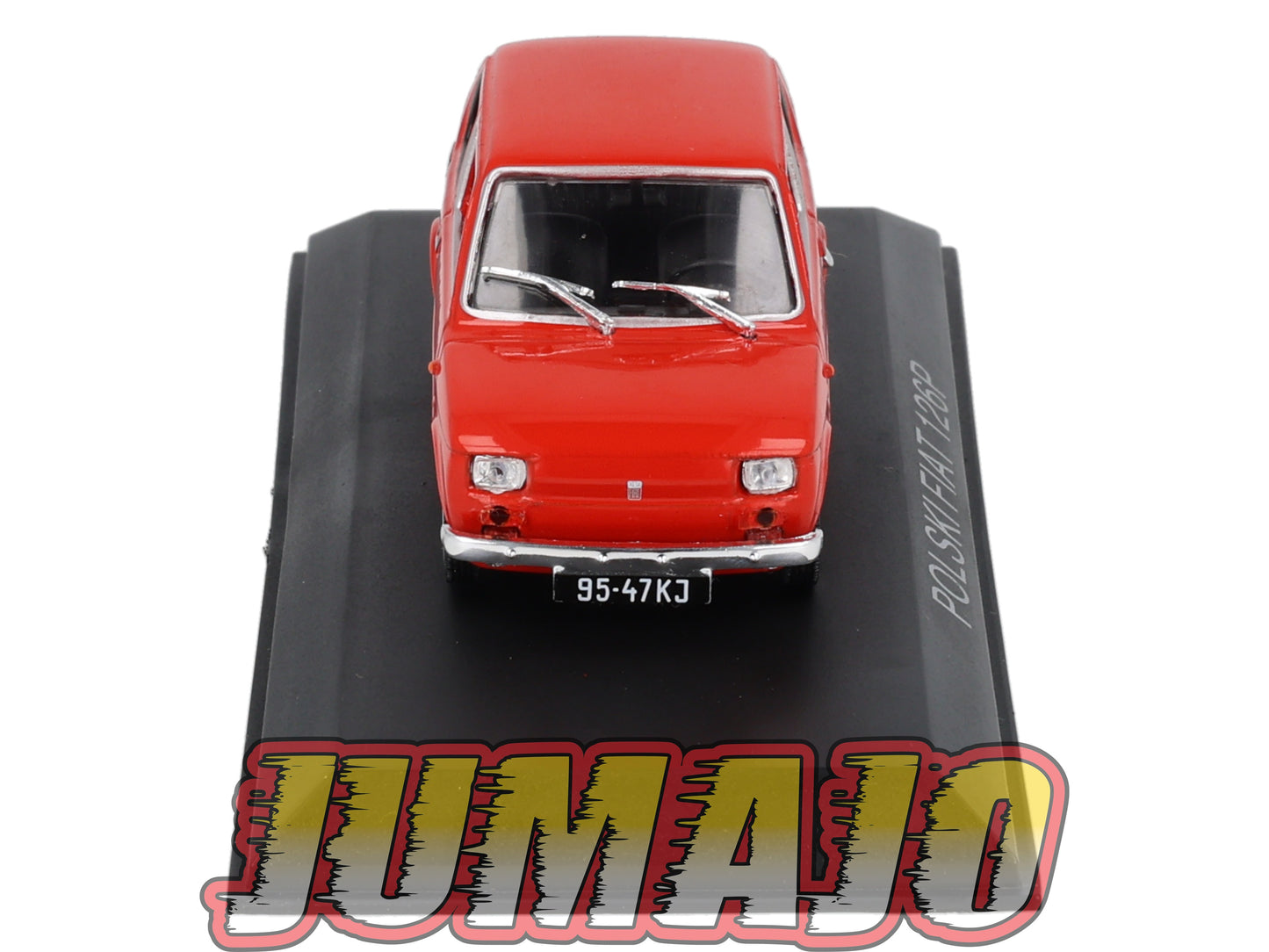 FIA1 Voiture 1/43 Hachette Pologne IXO Polski Fiat 126P rouge