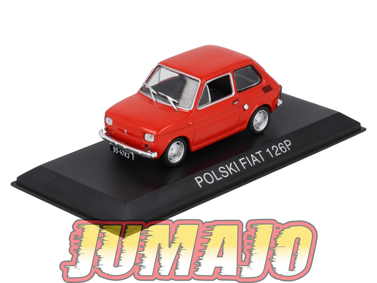 FIA1 Voiture 1/43 Hachette Pologne IXO Polski Fiat 126P rouge
